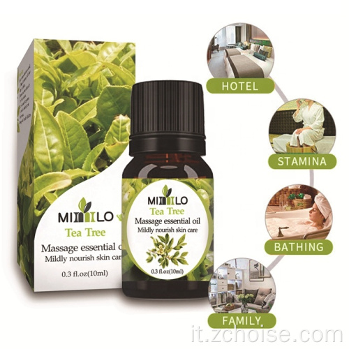 olio essenziale puro biologico olio essenziale di tea tree